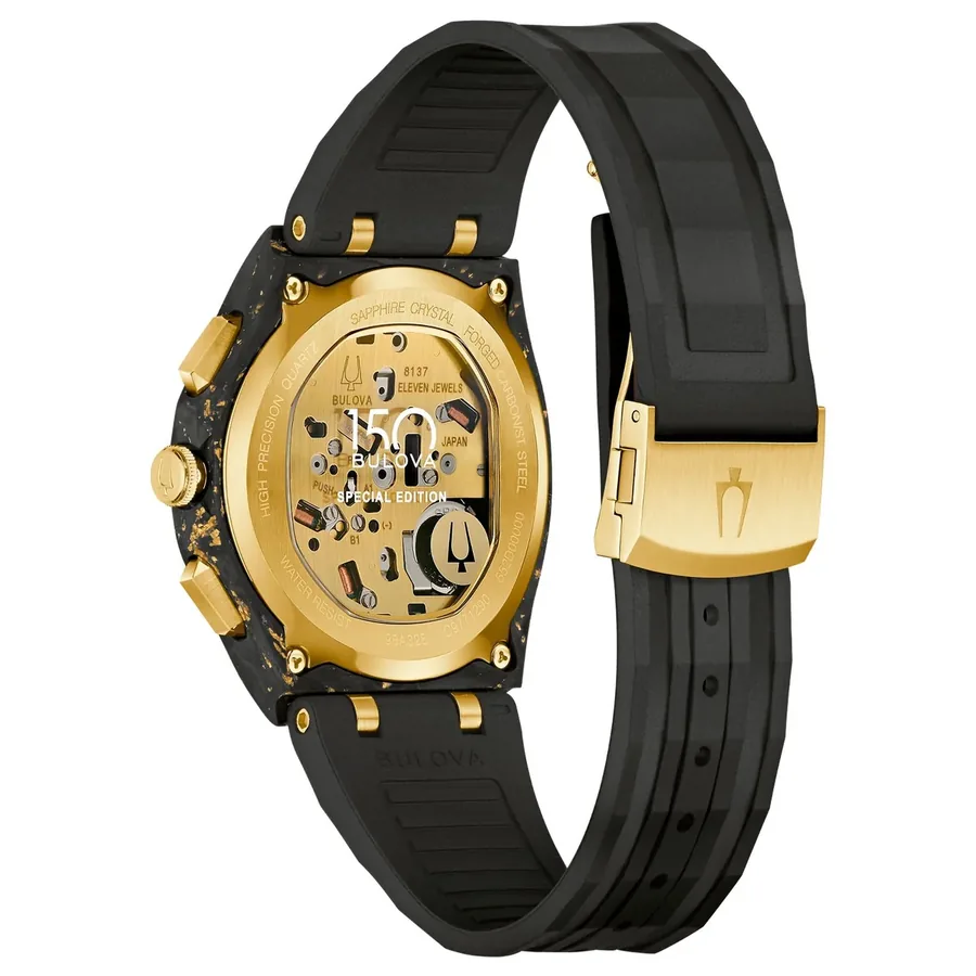 Bulova Curv 44mm Chronograph Black Dial, view 4