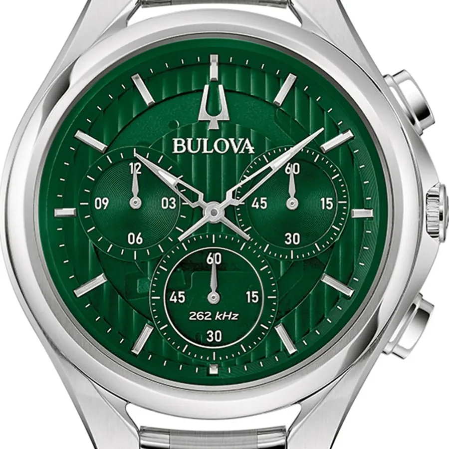 Bulova Curv 44mm Chronograph Green Dial, view 2