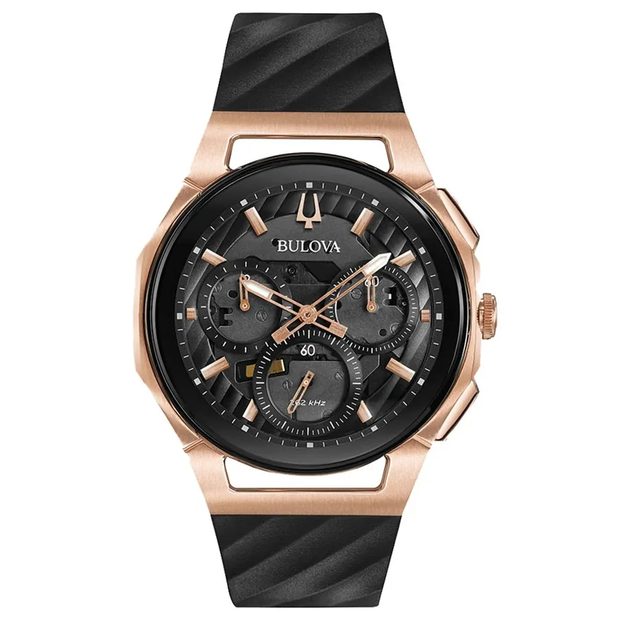 Bulova Curv 44mm Chronograph, front view