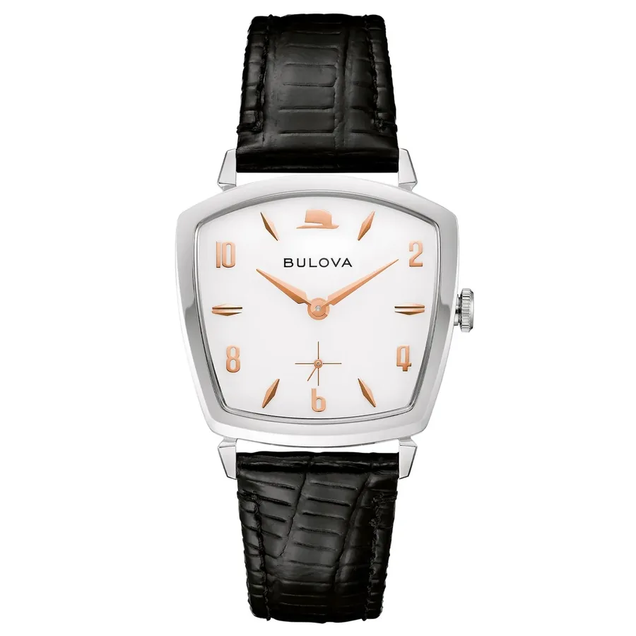 Bulova Frank Sinatra 35mm White Dial, front view