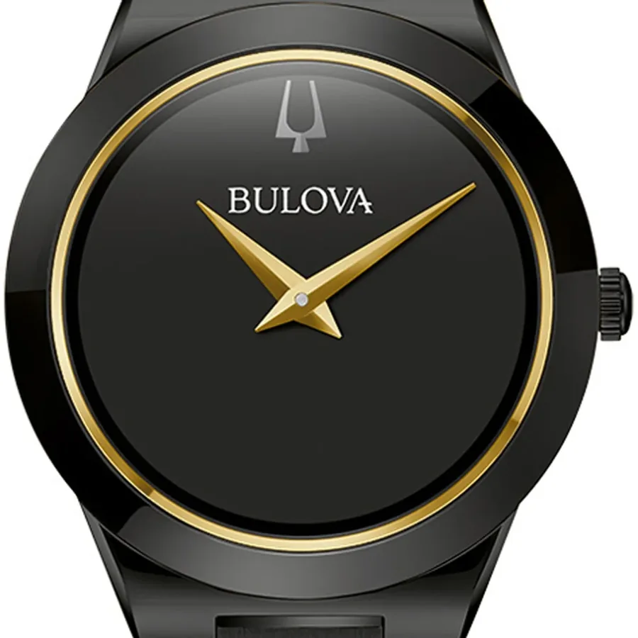 Bulova Futuro 32mm Black Dial, Black Stainless Steel Bracelet, Ref. 98L314, view 2