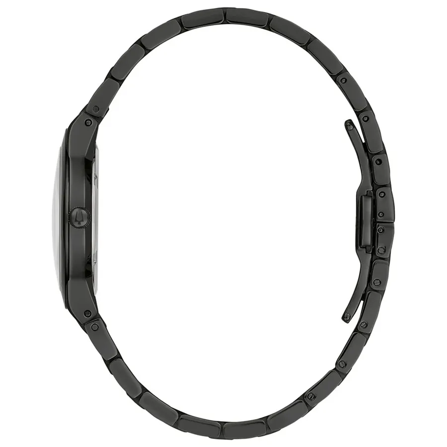 Bulova Futuro 32mm Black Dial, Black Stainless Steel Bracelet, Ref. 98L314, view 4