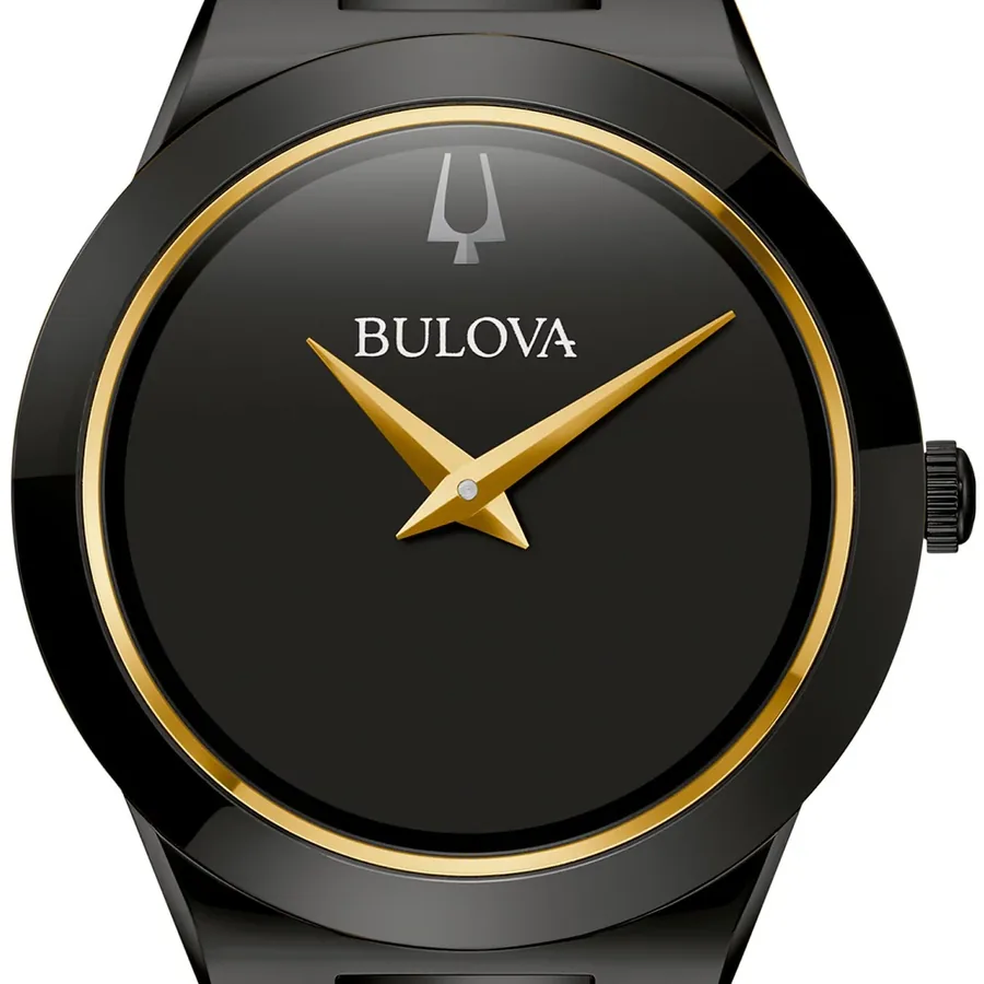 Bulova Futuro 32mm Black Dial, Black Stainless Steel Bracelet, Ref. 98L314, view 2
