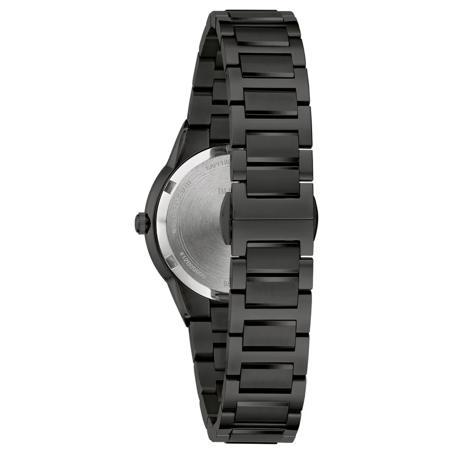 Bulova Futuro 32mm Black Dial, Black Stainless Steel Bracelet, Ref. 98L314, view 4