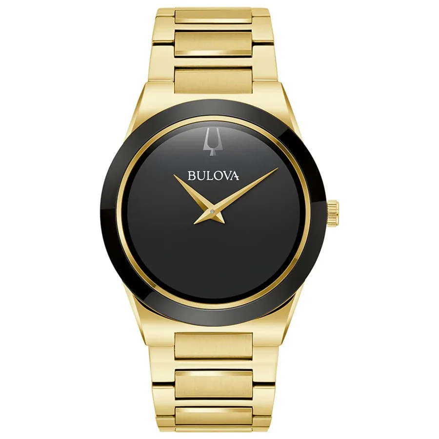 Bulova Futuro 41mm Black Dial, front view