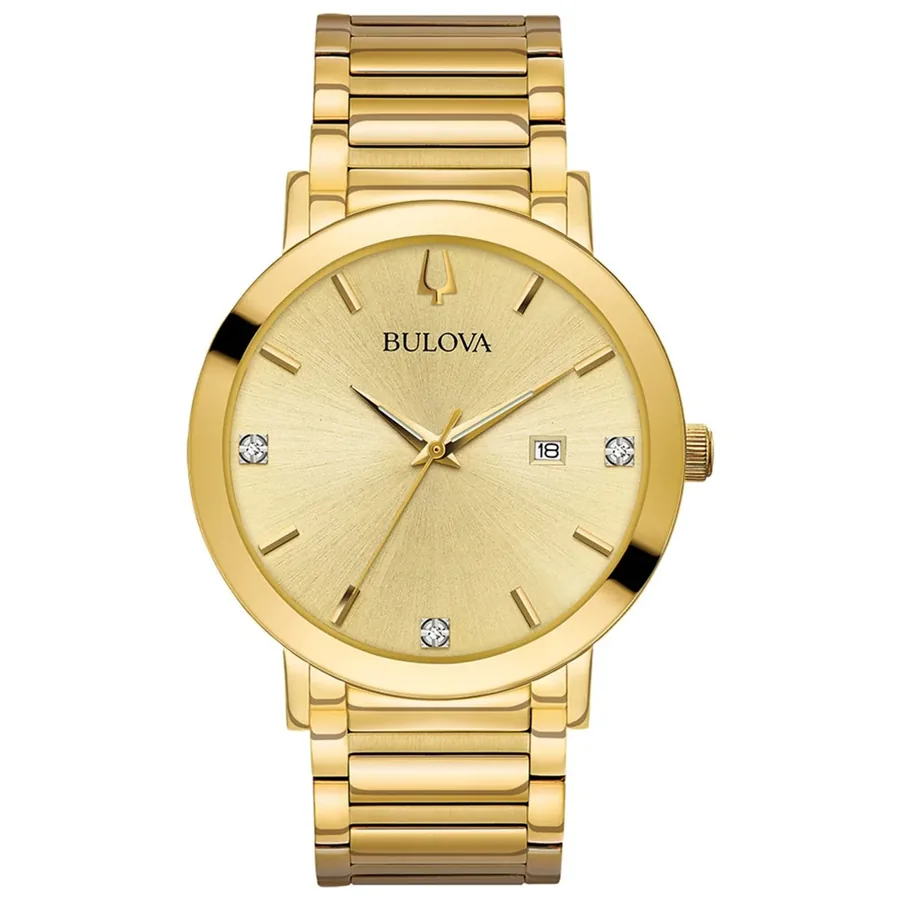 Bulova Futuro 42mm Gold Dial, front view