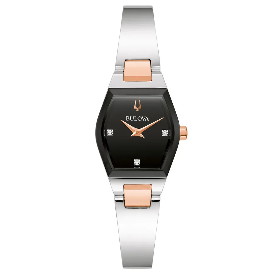 Bulova Gemini 33mm Black Dial, view 4