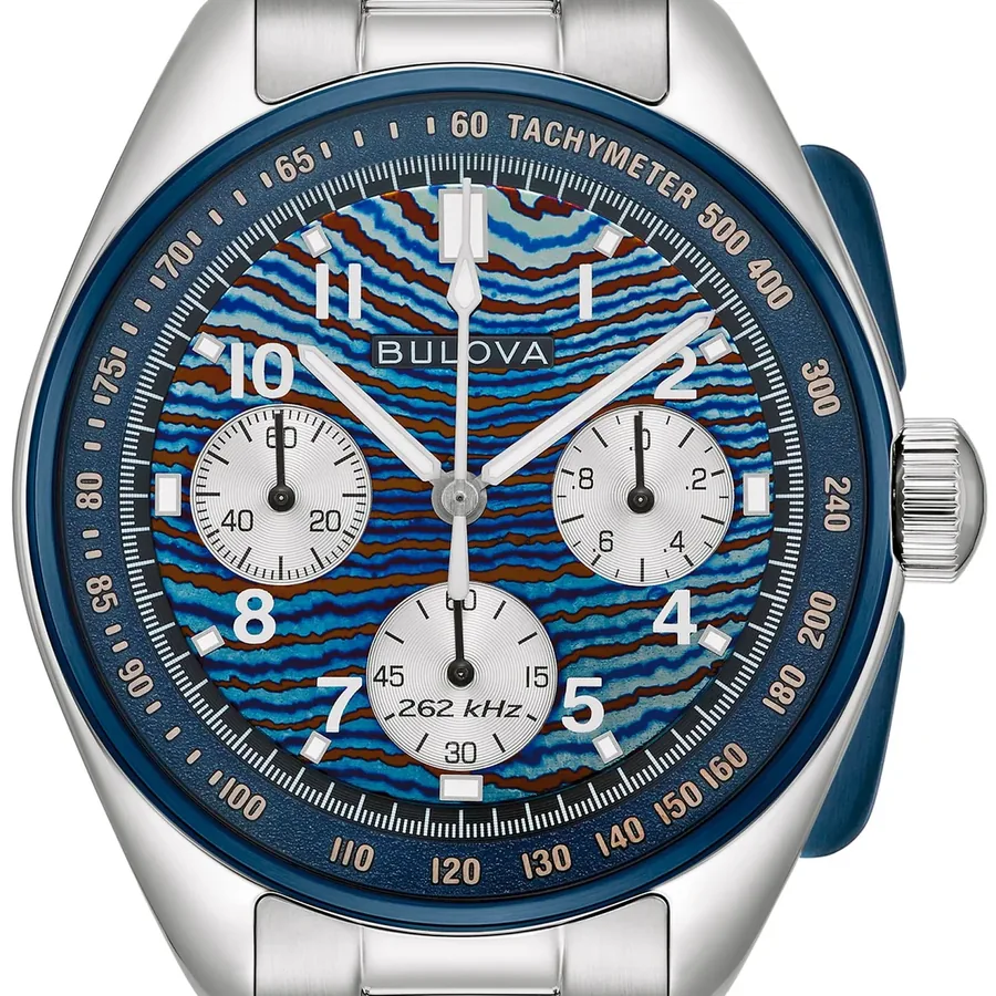 Bulova Lunar Pilot 43mm Chronograph Blue Dial, view 2