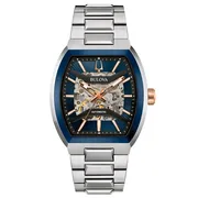 Blue dial / Silver-tone