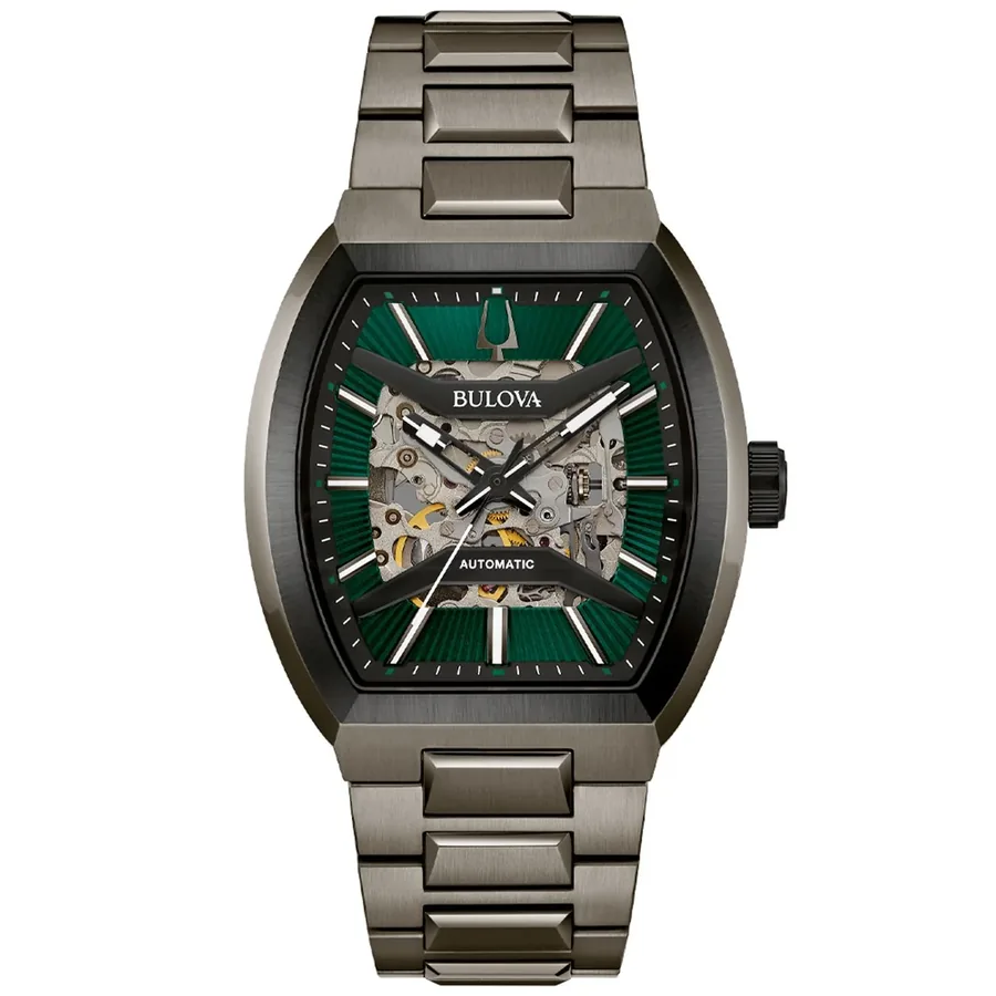 Bulova Maquina 40mm Automatic Green Dial, front view