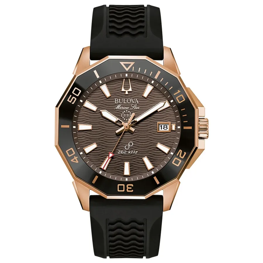 Bulova Marine Star 43mm Brown Dial, front view