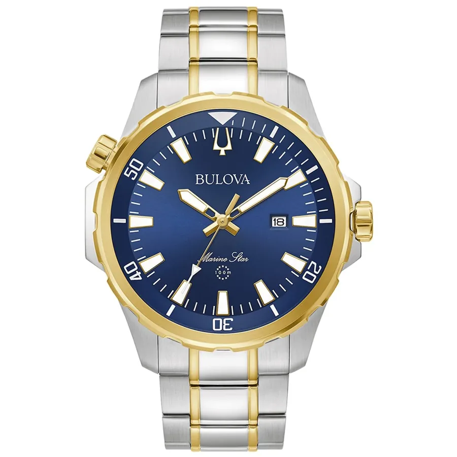 Bulova Marine Star 44mm Blue Dial, front view