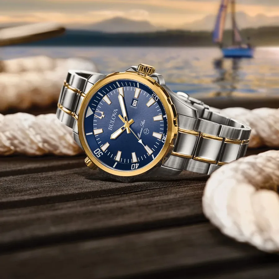 Bulova Marine Star 44mm Blue Dial, view 5