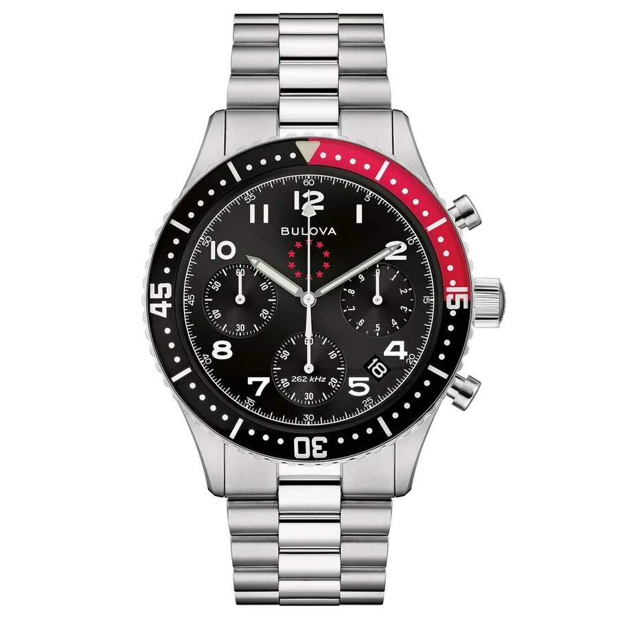 Bulova Marine Star Heritage 42.9mm Black Dial, front view