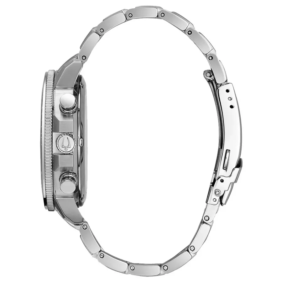 Bulova Marine Star Watch, Stainless Steel Bracelet, view 3