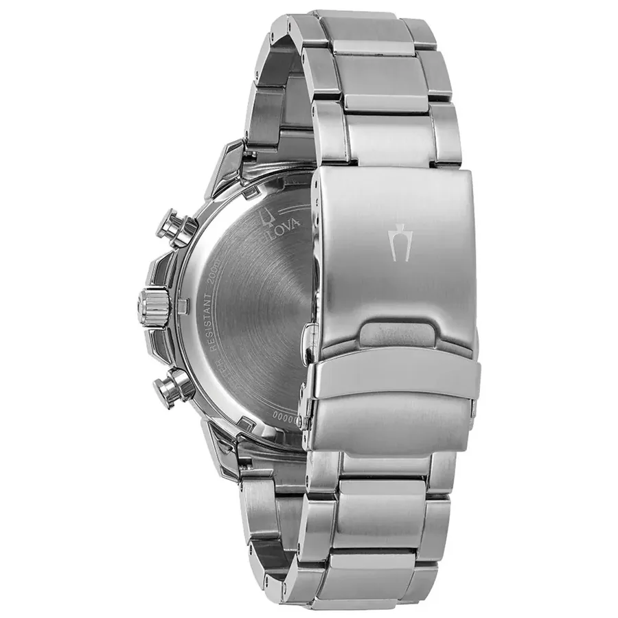 Bulova Marine Star Watch, Stainless Steel Bracelet, view 4