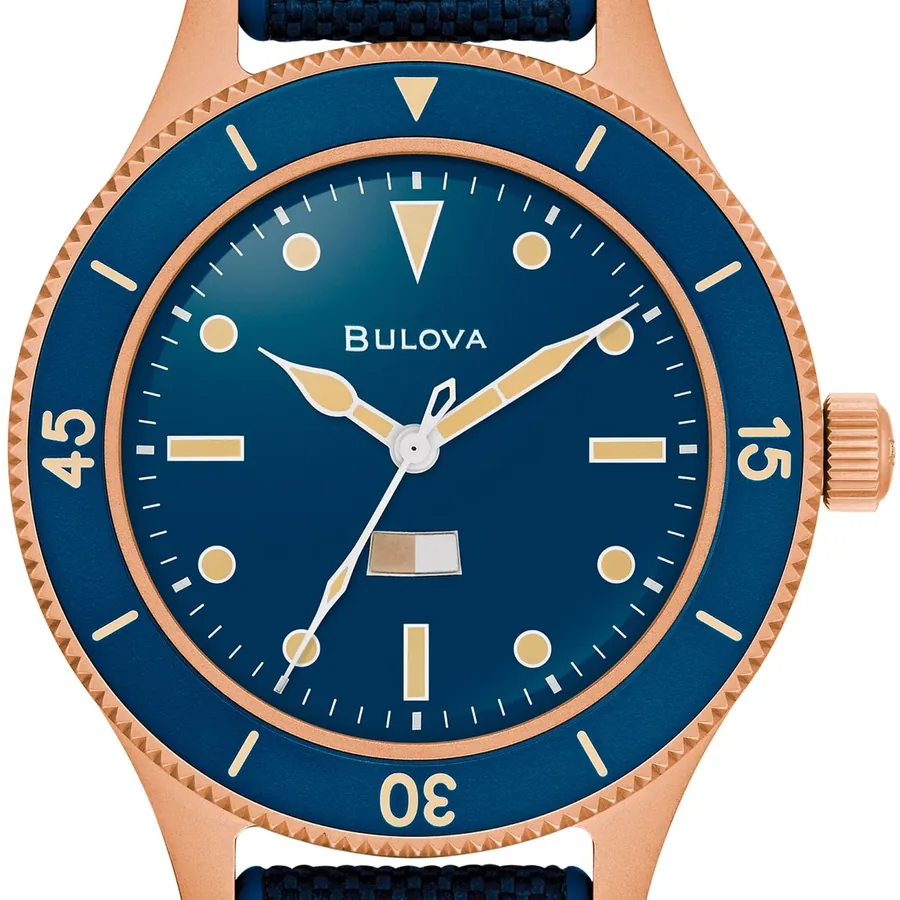 Bulova Mil Ships 41mm Automatic Blue Dial, view 2