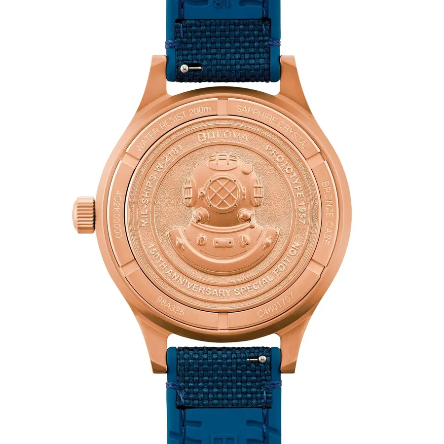 Bulova Mil Ships 41mm Automatic Blue Dial, view 4