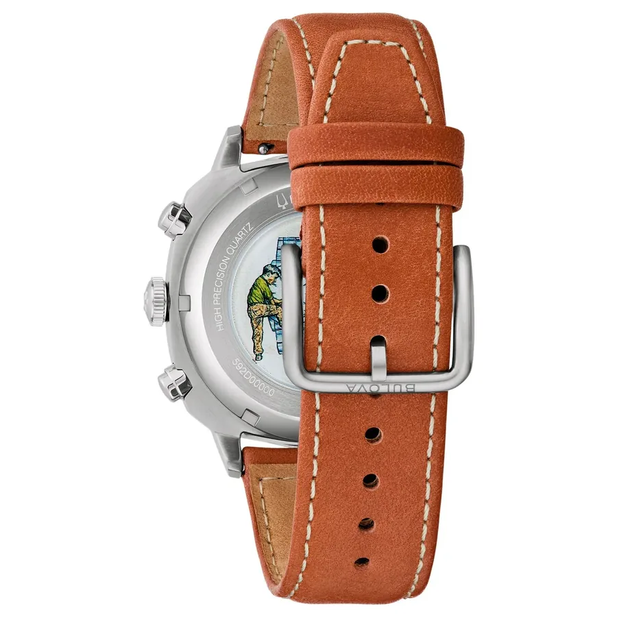 Bulova Military 42.5mm Chronograph Green Dial, view 4