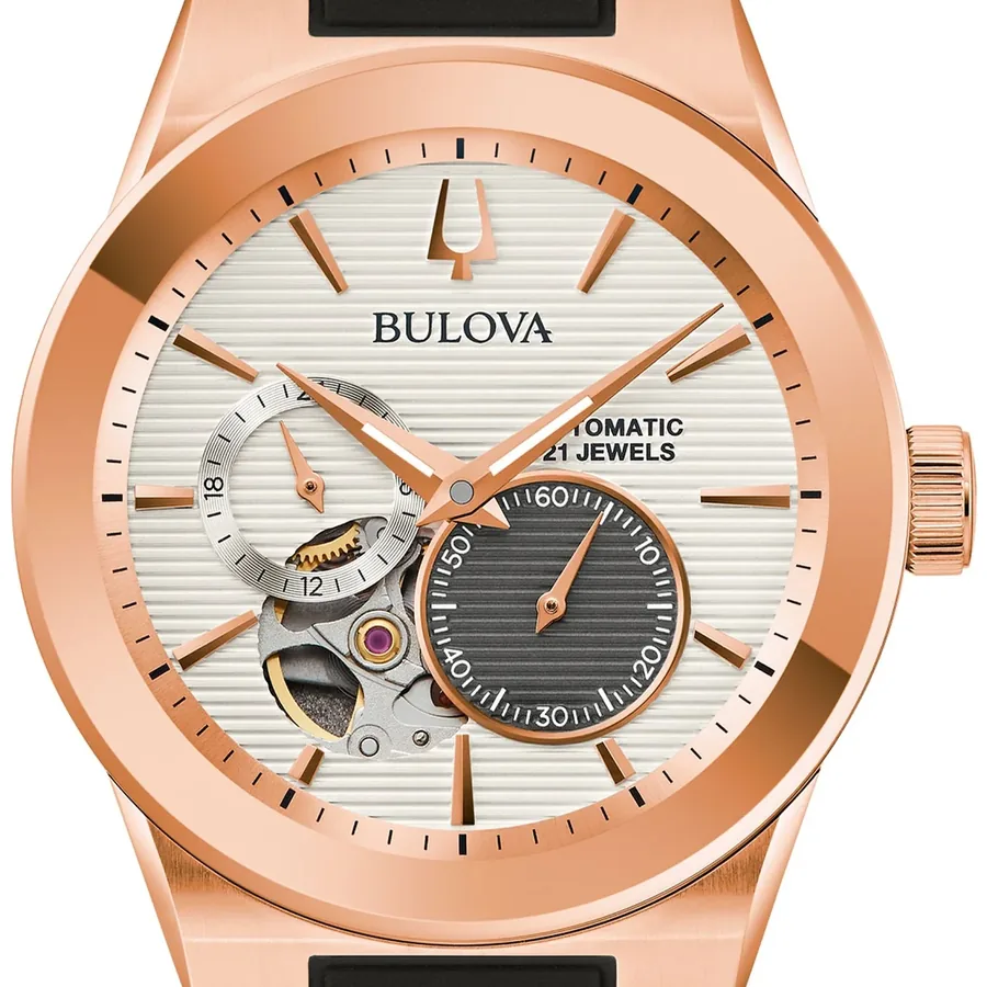 Bulova Modern 38mm Automatic Silver Dial, view 2