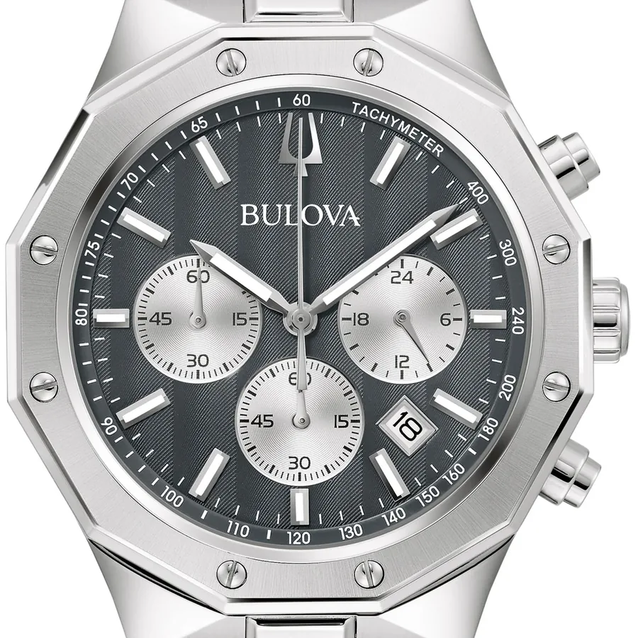 Bulova Prestige 40mm Chronograph Grey Dial, view 2