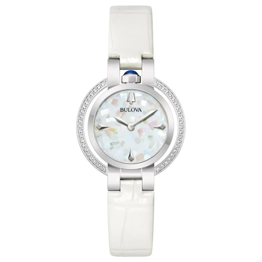 Bulova Rubaiyat 30mm White Dial, front view