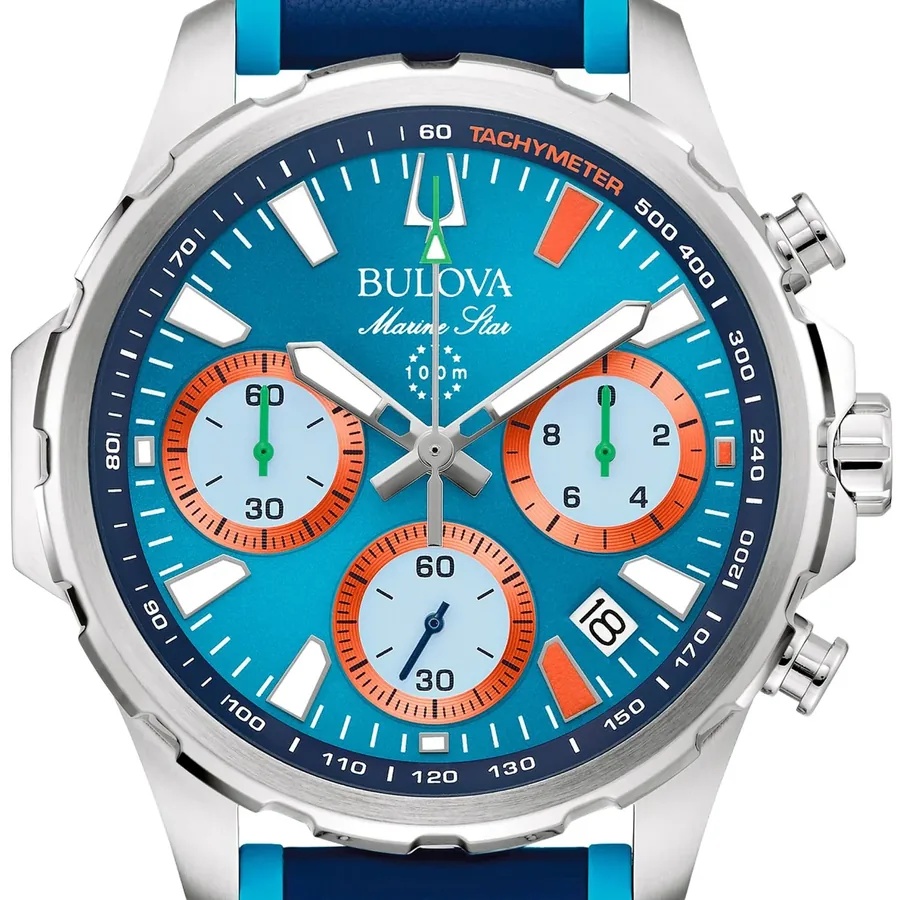 Bulova Series B 41mm Chronograph White Dial, view 2