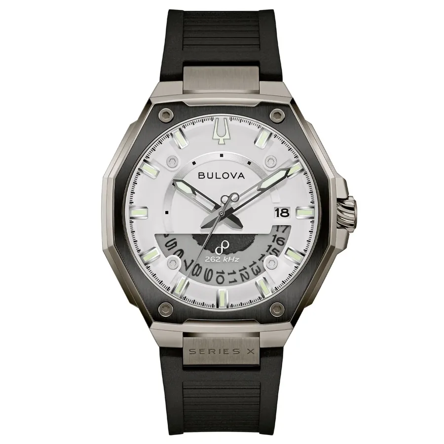 Bulova Series X 42mm White Dial, front view