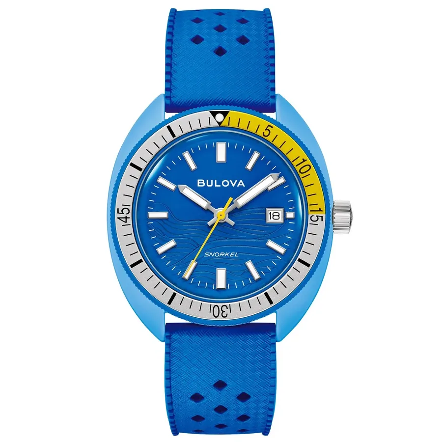 Bulova Snorkel 41mm Blue Dial, front view