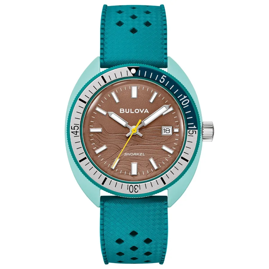 Bulova Snorkel 41mm Brown Dial, front view