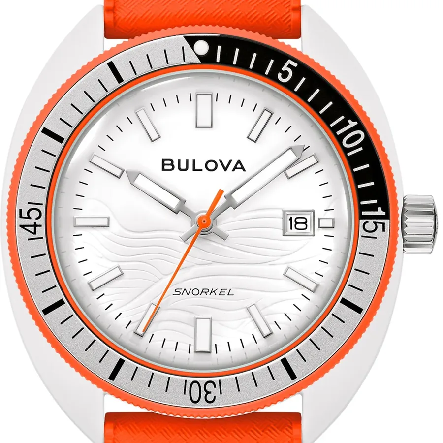 Bulova Snorkel 41mm White Dial, view 3