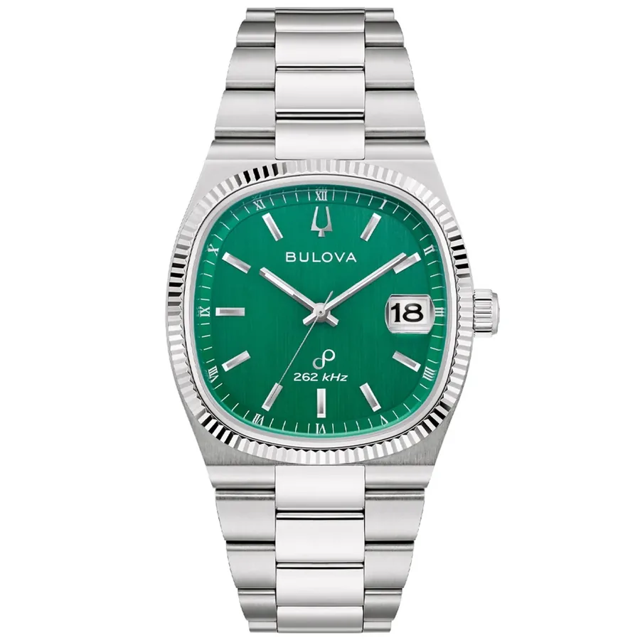 Bulova Super Seville 38mm Green Dial, front view