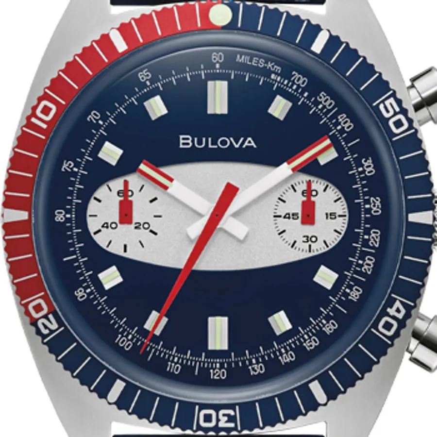 Bulova Surfboard 40mm Chronograph Blue Dial, view 2