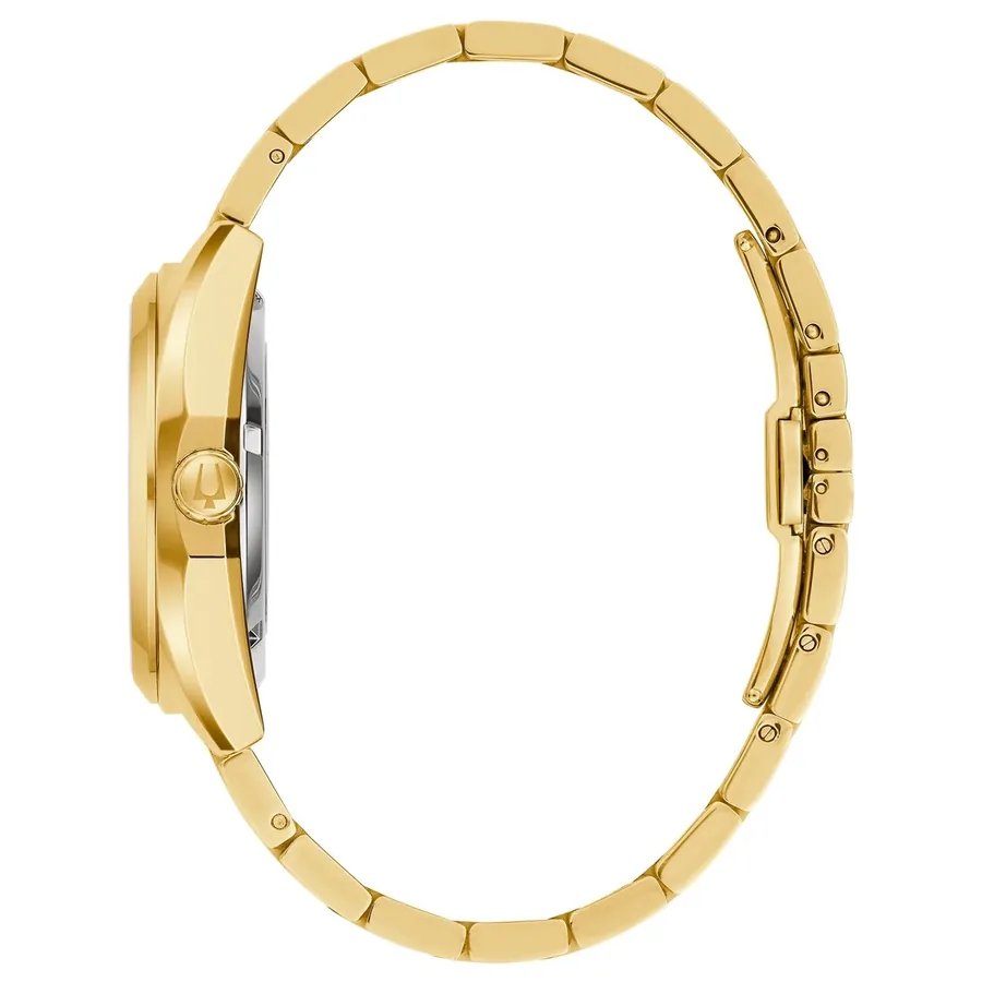 Bulova Surveyor 39mm Automatic Gold Dial, front view