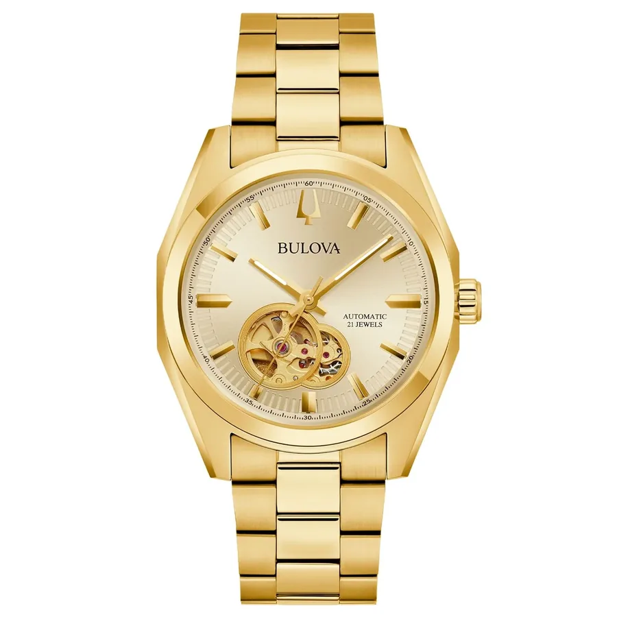 Bulova Surveyor 39mm Automatic Gold Dial, view 2