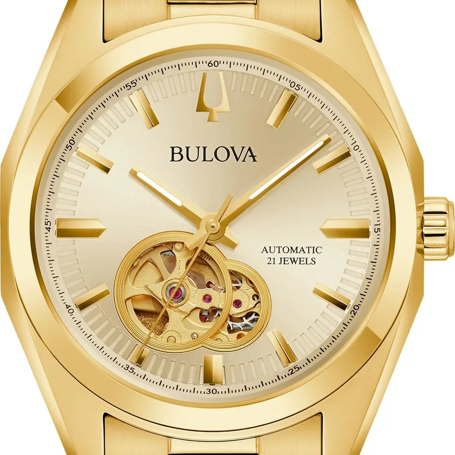 Bulova Surveyor 39mm Automatic Gold Dial, view 4