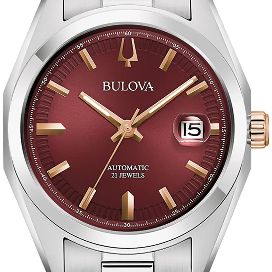 Bulova Surveyor 39mm Automatic Red Dial, view 2