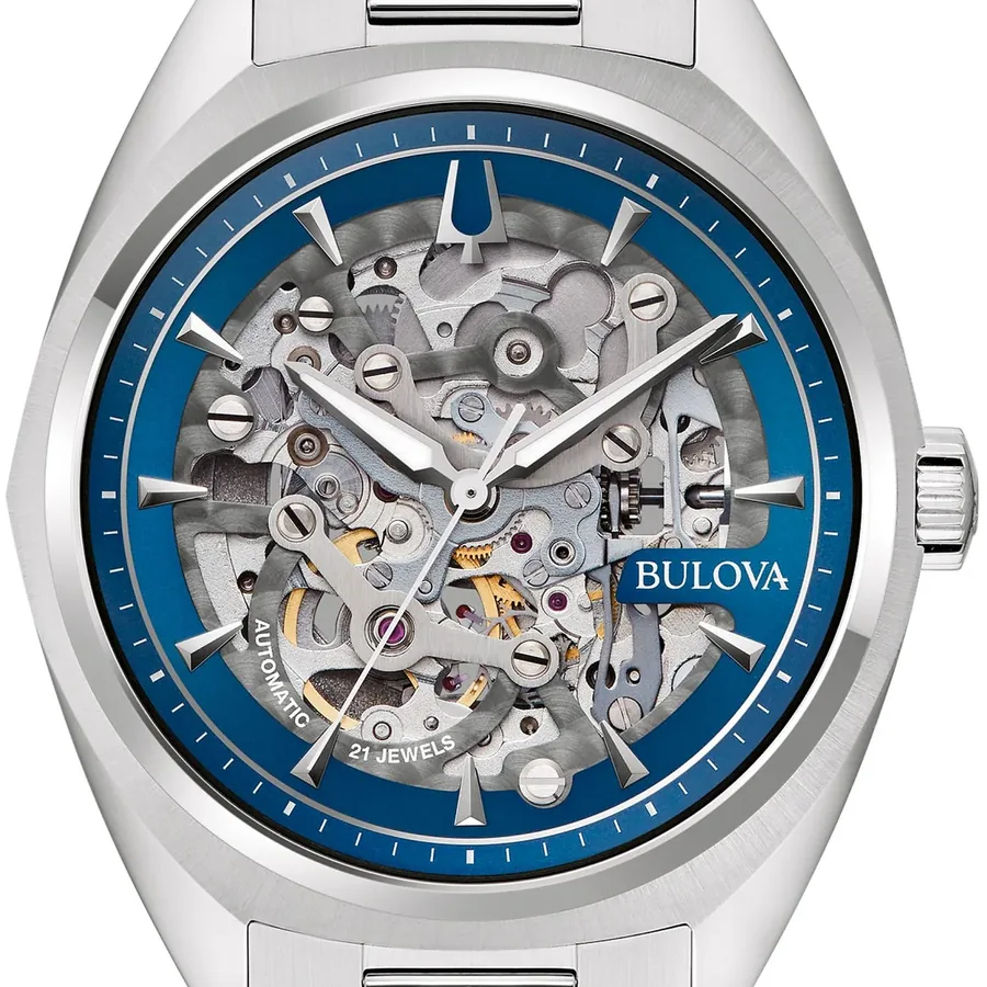 Bulova Surveyor 41mm Automatic Blue Dial, view 2