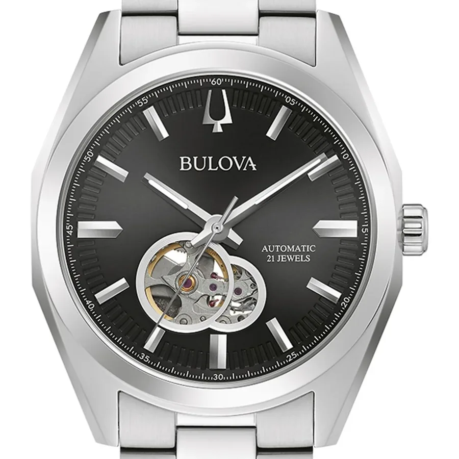 Bulova Surveyor 42mm Automatic Black Dial, view 2