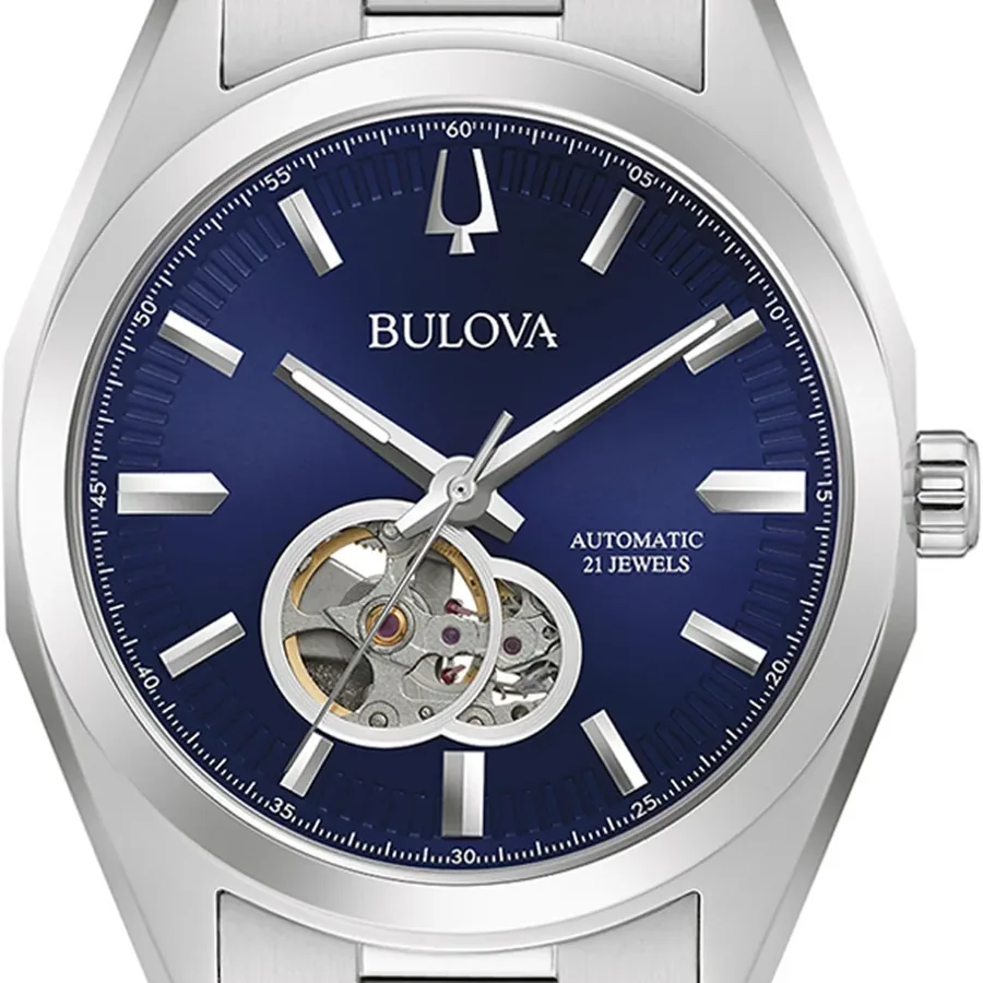 Bulova Surveyor 44mm Automatic Blue Dial, view 2