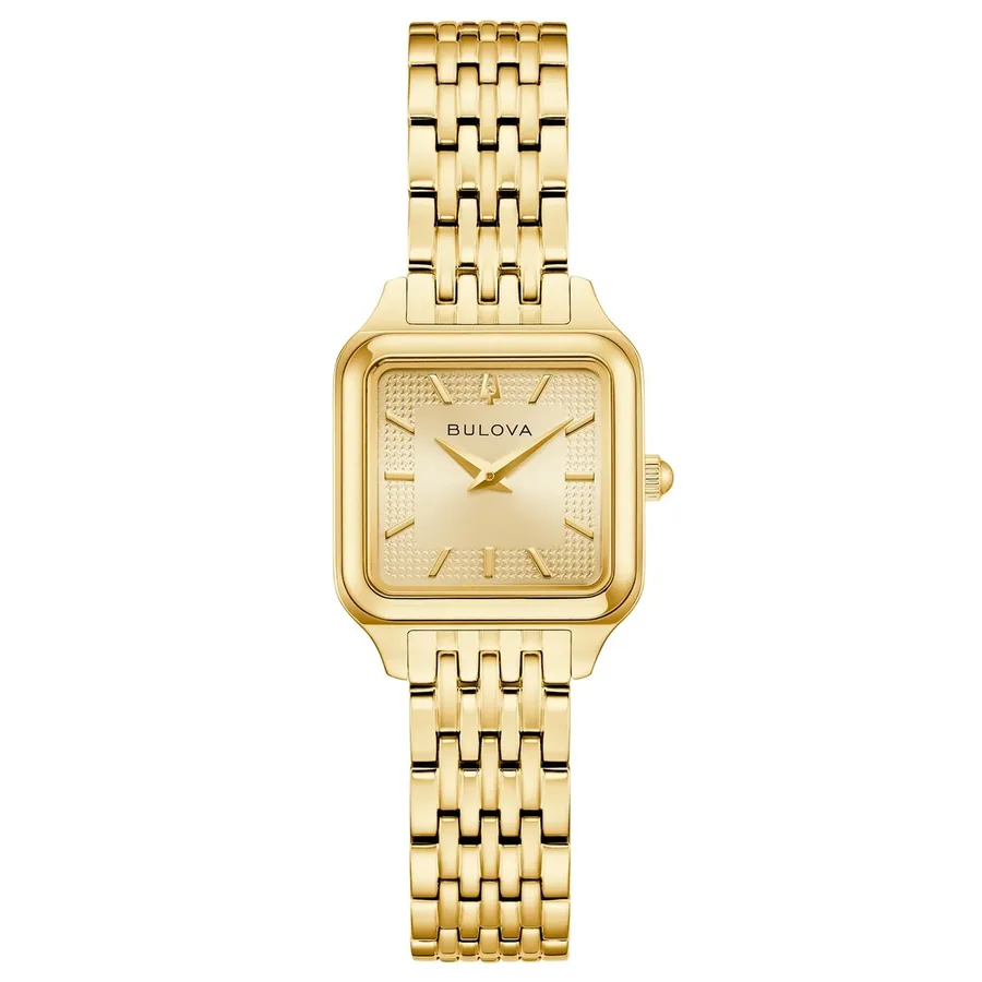 Bulova Sutton 23mm Gold Dial, front view