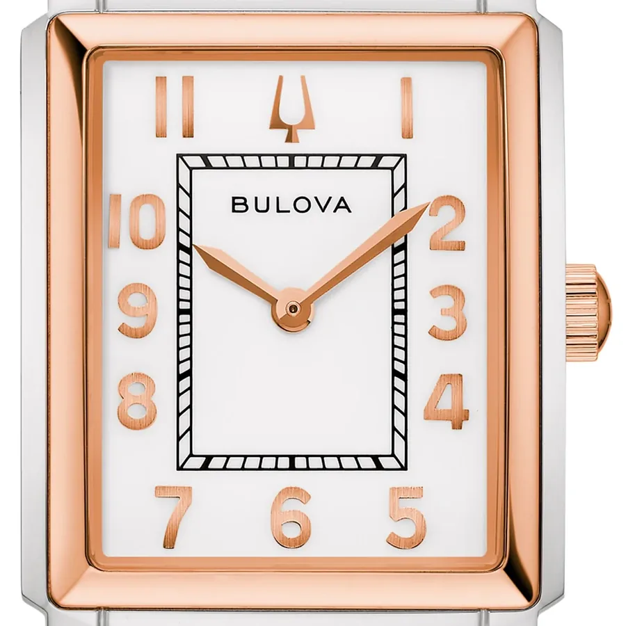 Bulova Sutton 25mm White Dial, Silver-Tone Stainless Steel Bracelet, view 2