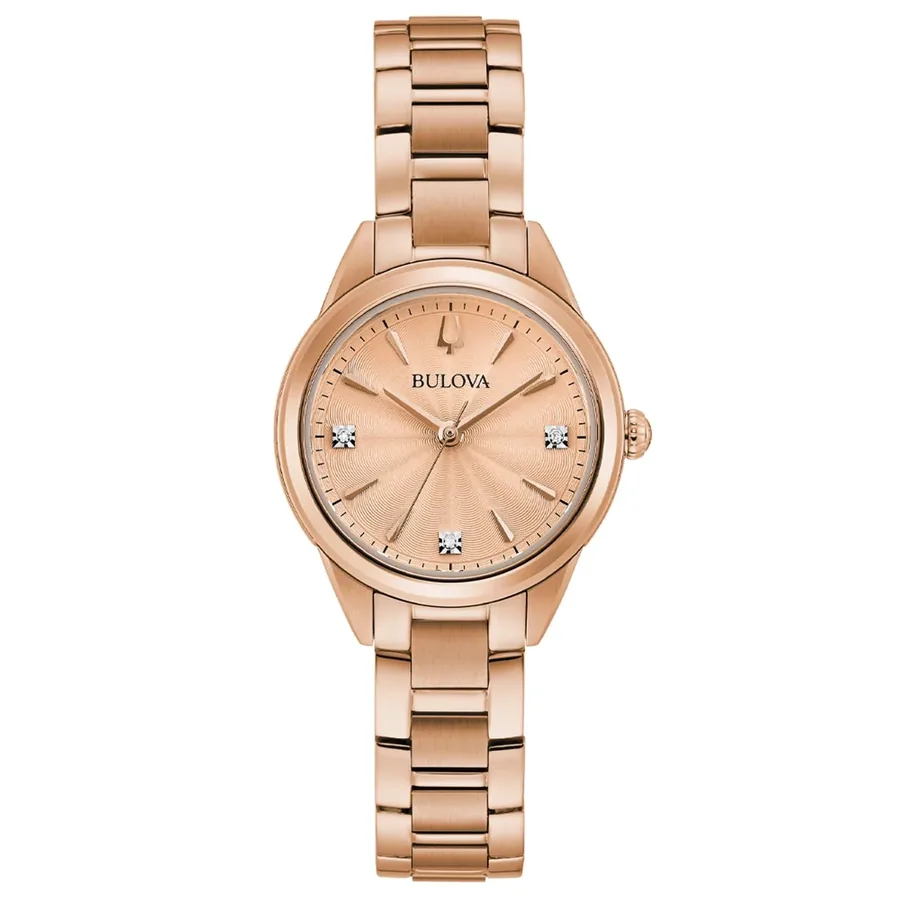 Bulova Sutton 28mm Rose Gold Dial, front view