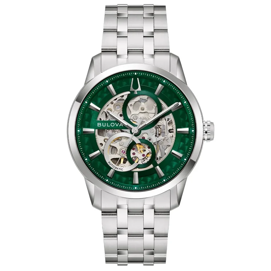 Bulova Sutton 40mm Automatic Green Dial, front view