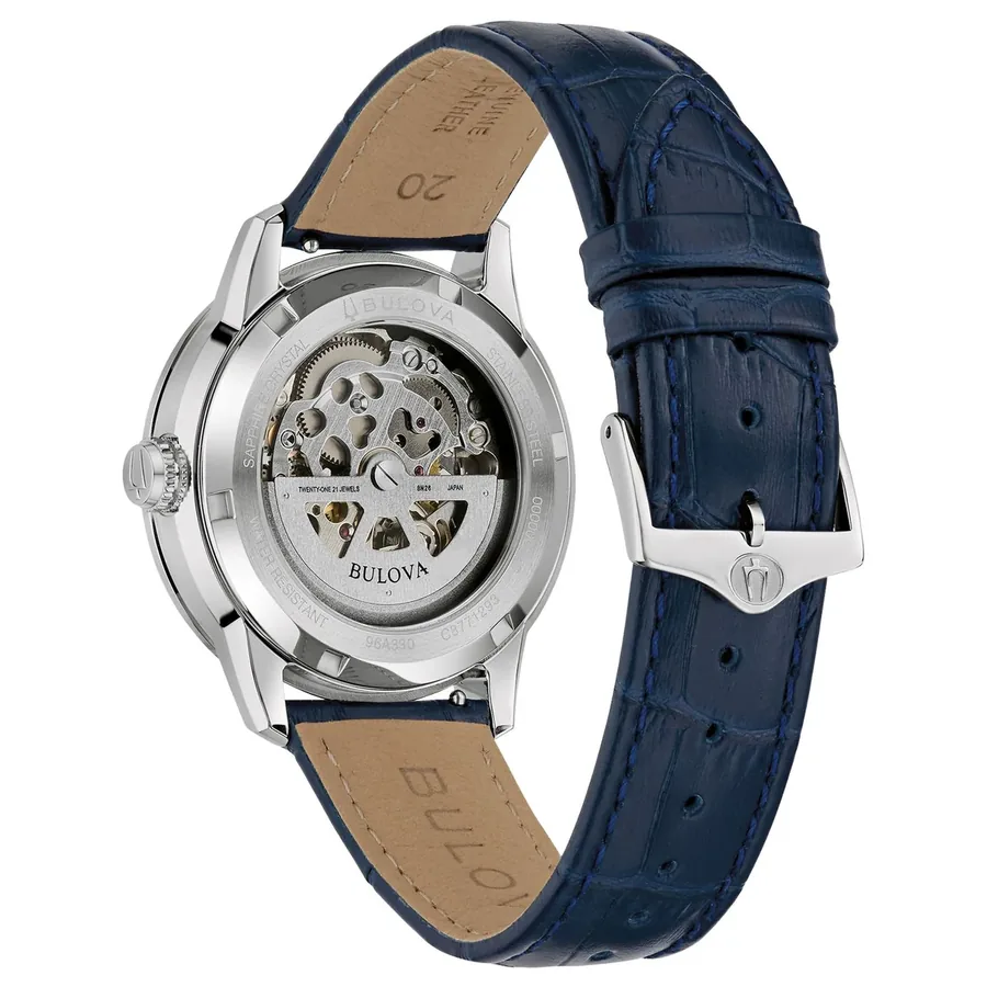 Bulova Sutton 40mm Automatic Silver Dial, view 5