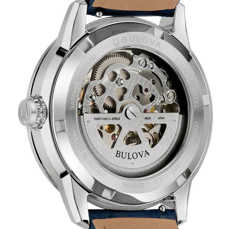 Bulova Sutton 40mm Automatic Silver Dial, view 6