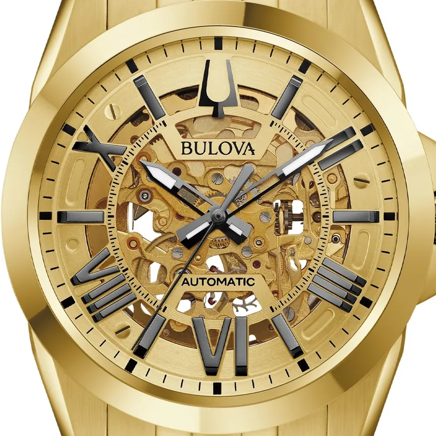 Bulova Sutton Automatic Gold Dial, view 2