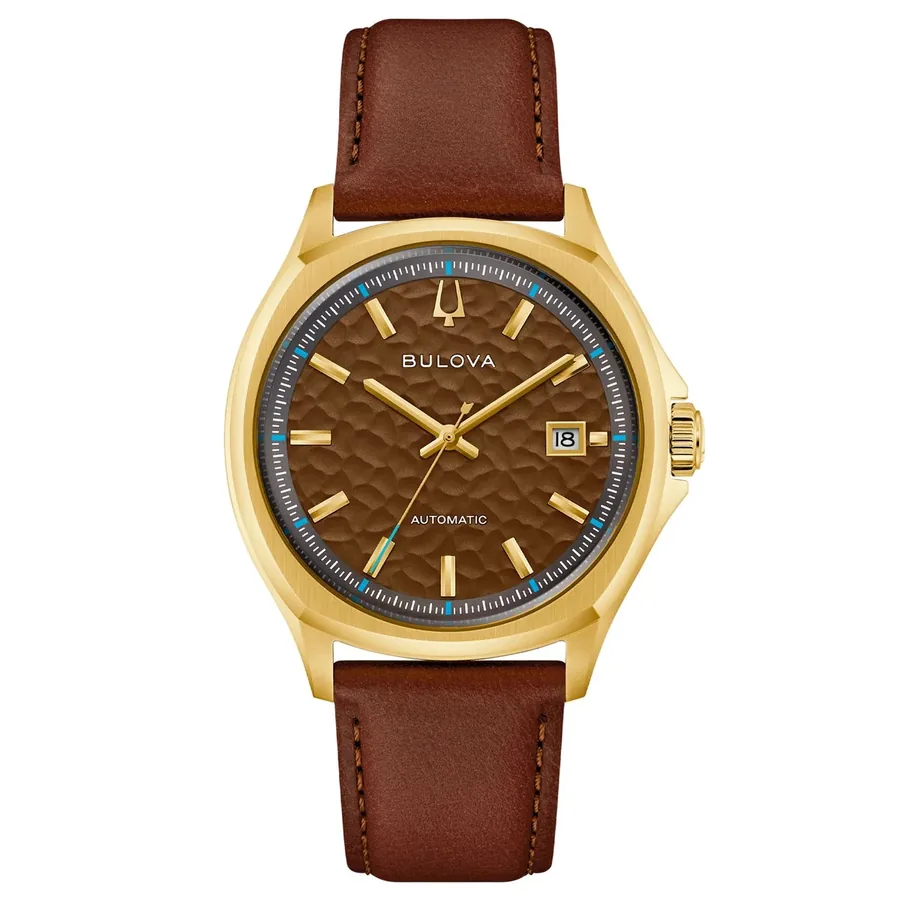 Bulova Tony Bennett 39mm Automatic Brown Dial, front view