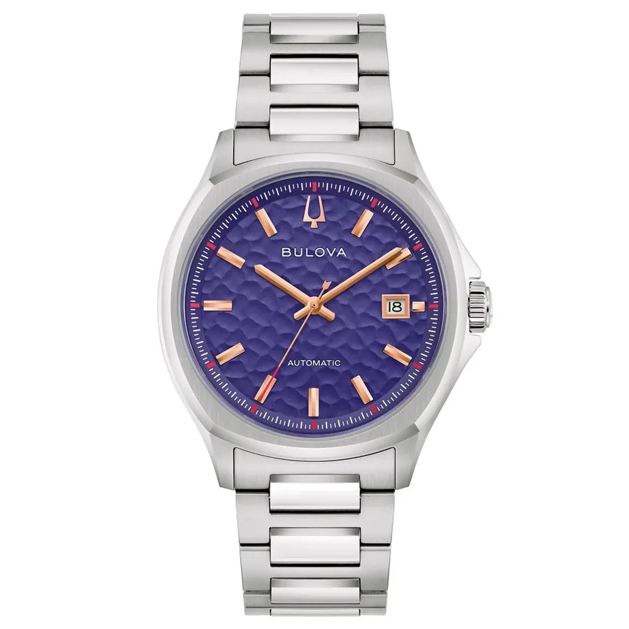 Bulova Tony Bennett 39mm Automatic Purple Dial, front view