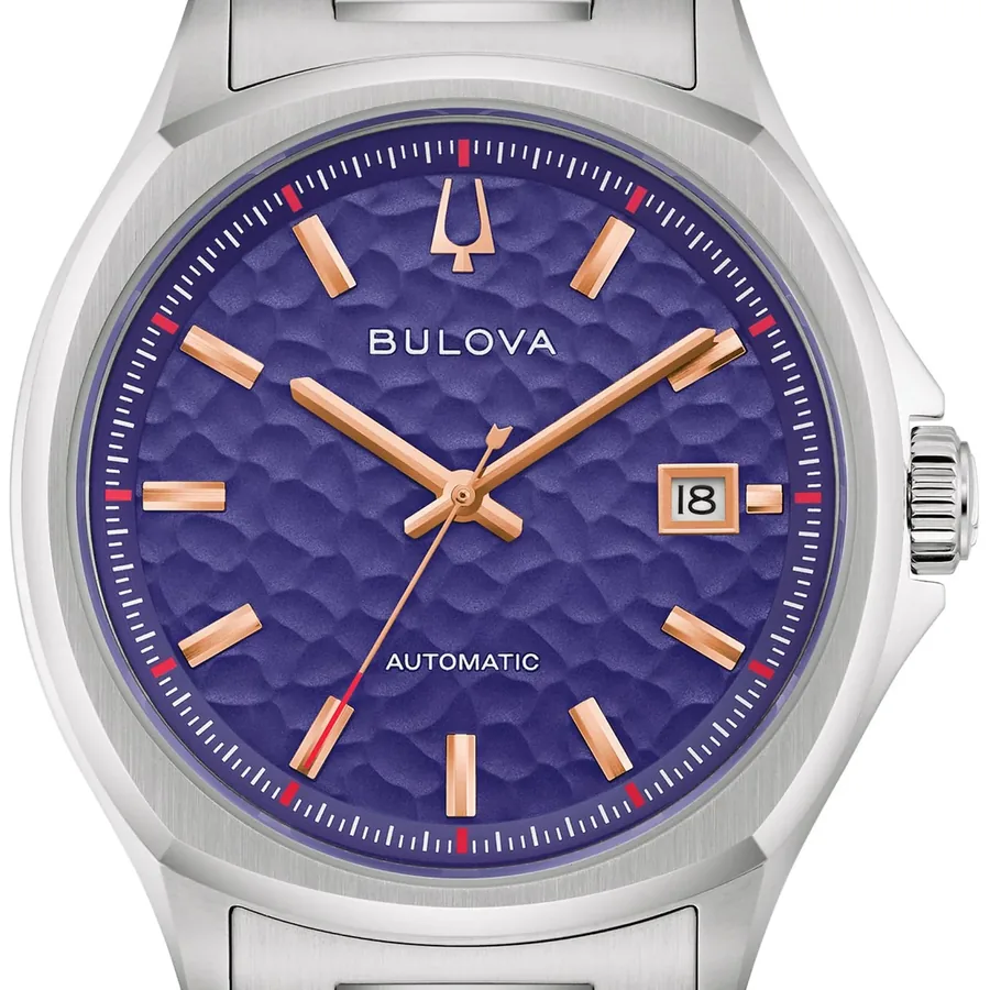 Bulova Tony Bennett 39mm Automatic Purple Dial, view 2